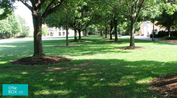 维克森林大学校园校园环境