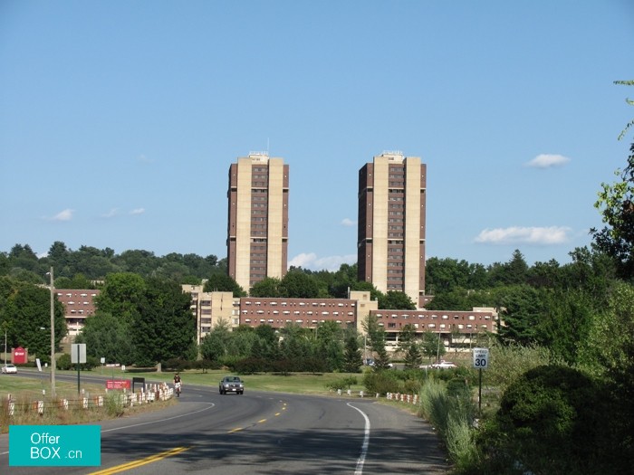 马萨诸塞大学安姆斯特分校校园图
